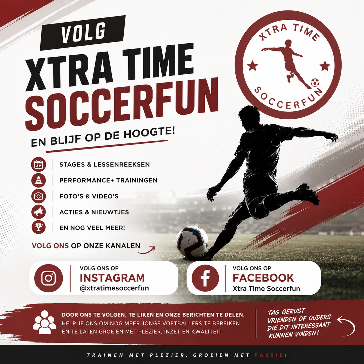 Volg ons op sociale media